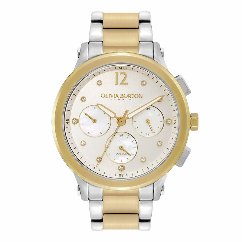 Olivia Burton Sport Luxe multifunction two tone bracelet watch 38mm (British brand)