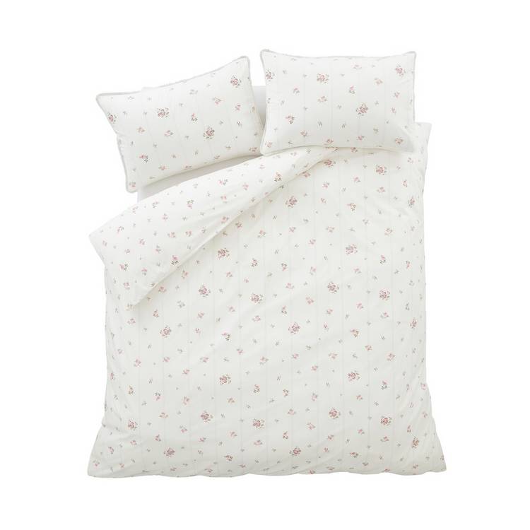 Bianca Cotton bedding set vintage rosebud double, UK version