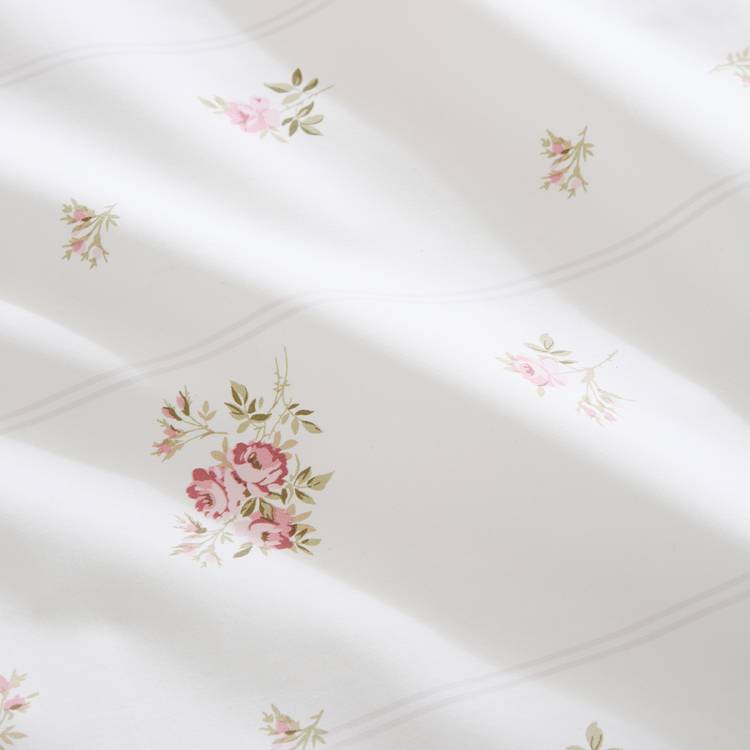 Bianca Cotton bedding set vintage rosebud double, UK version