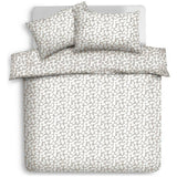 Argos Home floral leaf natural bedding set single, UK version