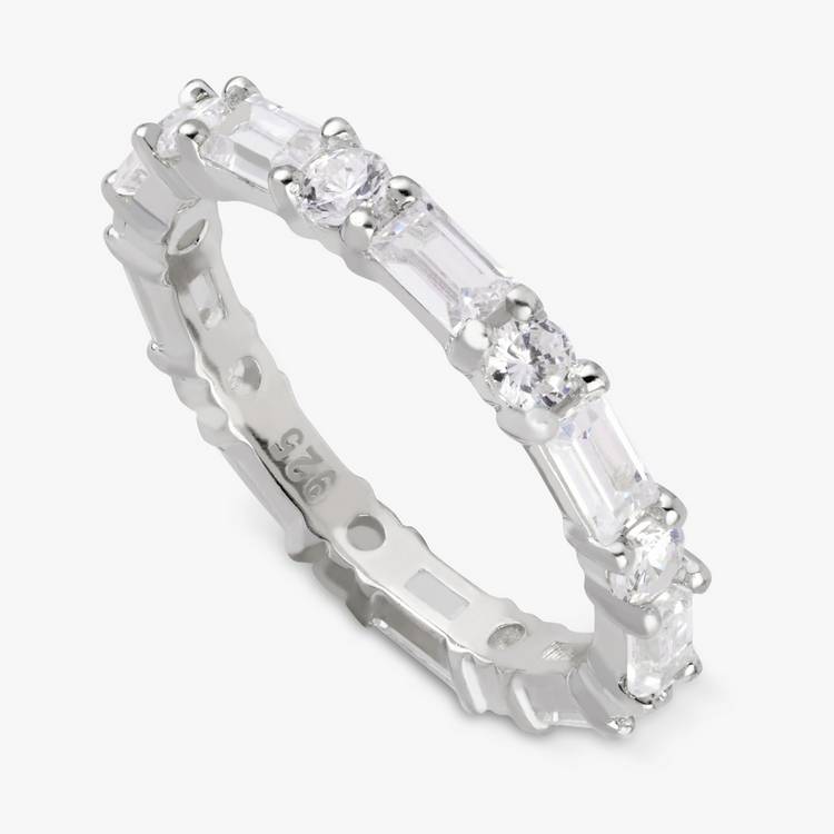 Revere sterling silver eternity ring large - British product