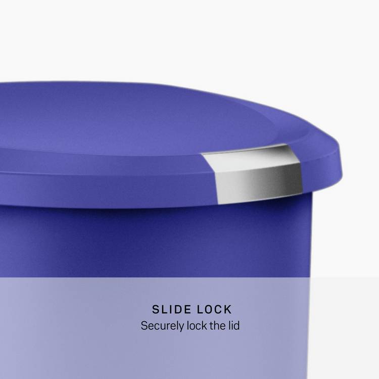 Simplehuman indigo pedal bin 50L - British product