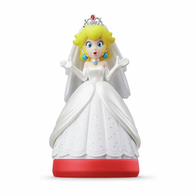 Nintendo Mario Peach Bowser amiibo wedding set - British product