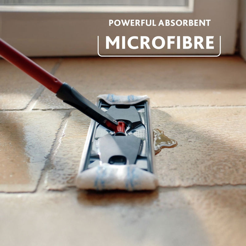 Vileda H2Pro mop refill pad pack of 2, UK version