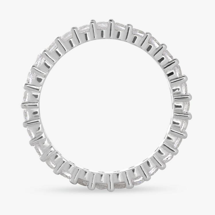 Revere sterling silver eternity band ring large (British brand)