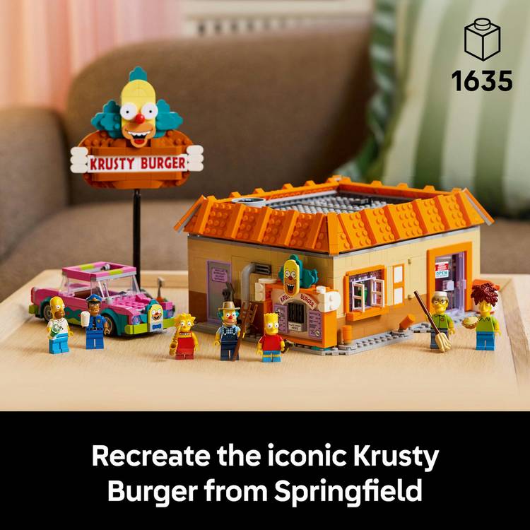 LEGO Icons The Simpsons Krusty Burger building set 10352 - British product