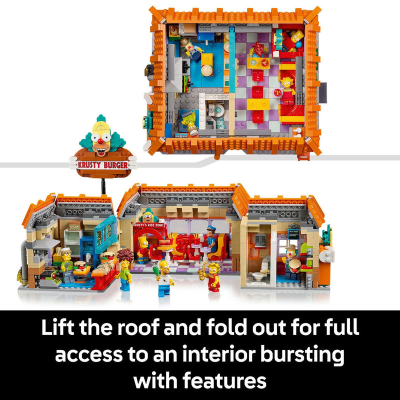 LEGO Icons The Simpsons Krusty Burger building set 10352 - British product