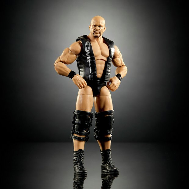 WWE Steve Austin action figure Elite Premium Live Event 27cm (British brand)