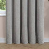 Furn chenille blackout curtains Silver 117x137cm, imported from the UK