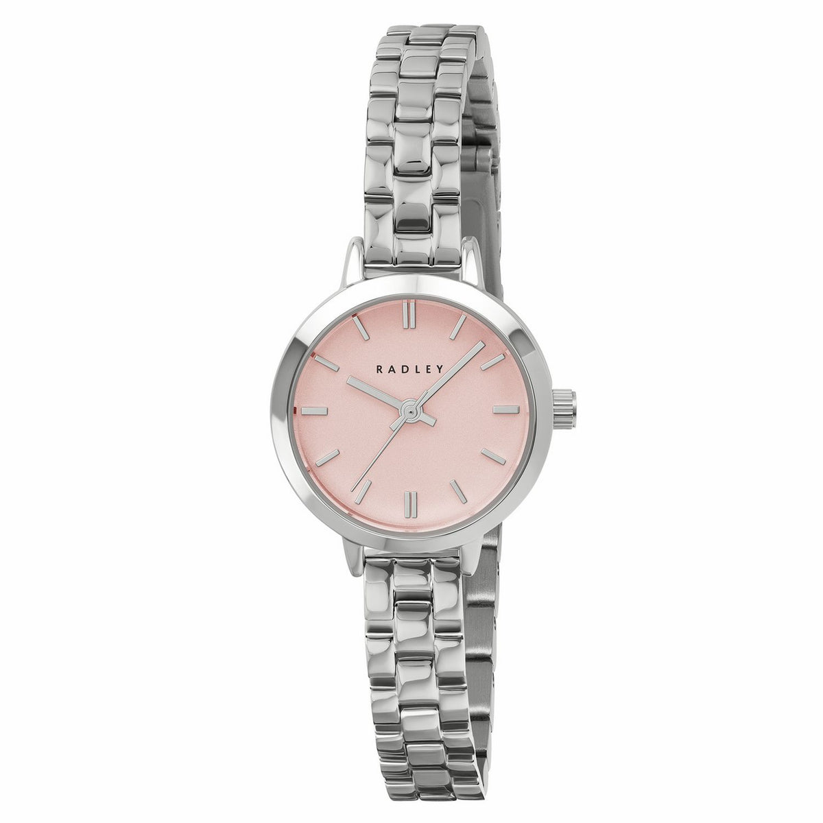 Radley pale pink dial watch stainless steel bracelet 24mm - British product