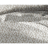 Argos Home Polycotton Floral Leaf Natural Bedding Set - King size
