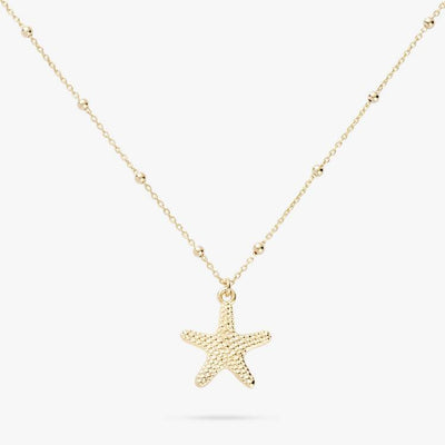 Argos Revere 9ct Gold Plated Silver Starfish Pendant Necklace- Buy online at McGrocer