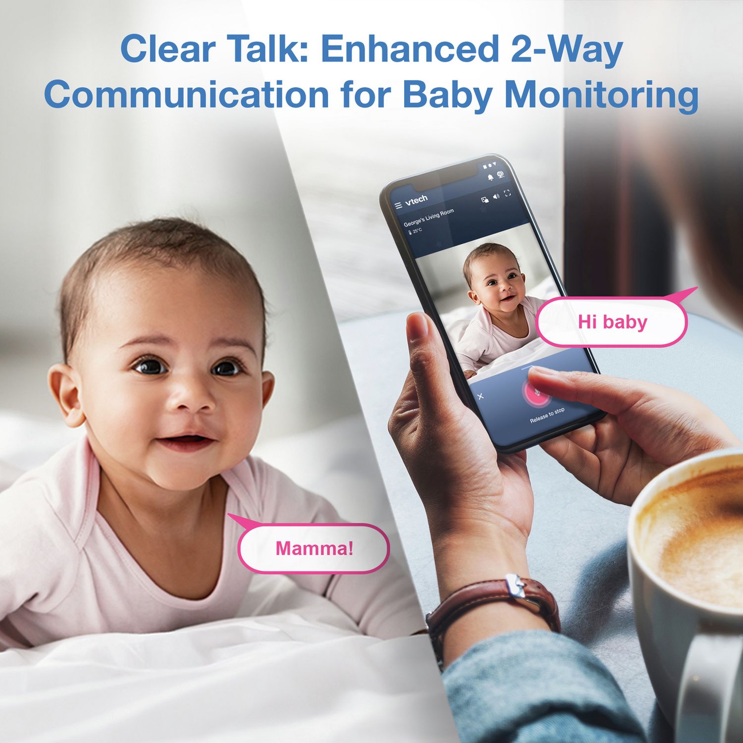 VTech RM9761 baby monitor camera, imported from the UK