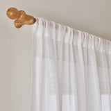 Argos Home white voile curtain 140x137cm, imported from the UK
