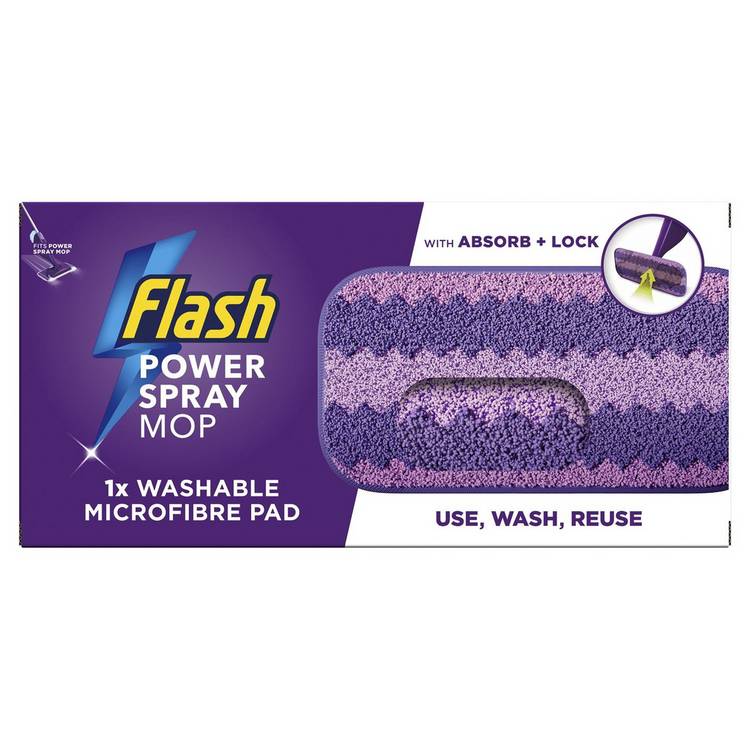 Flash spray mop with washable pad, UK version