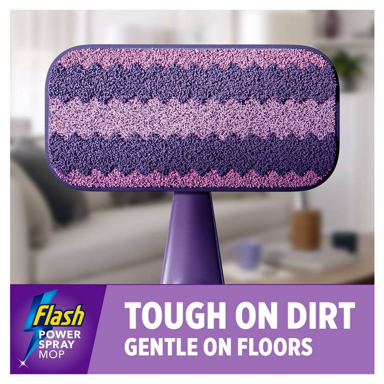 Flash spray mop with washable pad, UK version