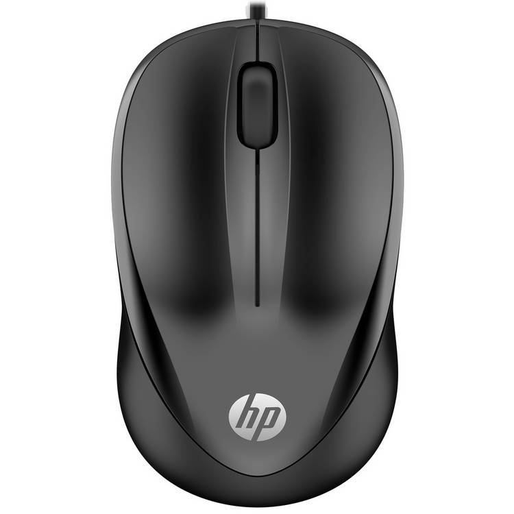 HP wired mouse black (British brand)