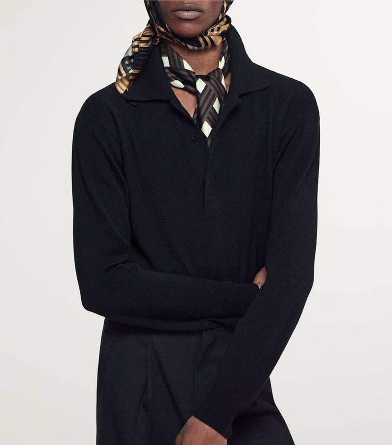 Saint Laurent silk printed scarf 90cm - British product