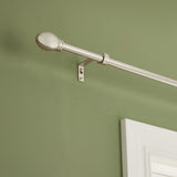 Argos Home curtain pole satin nickel 165-300cm, UK version