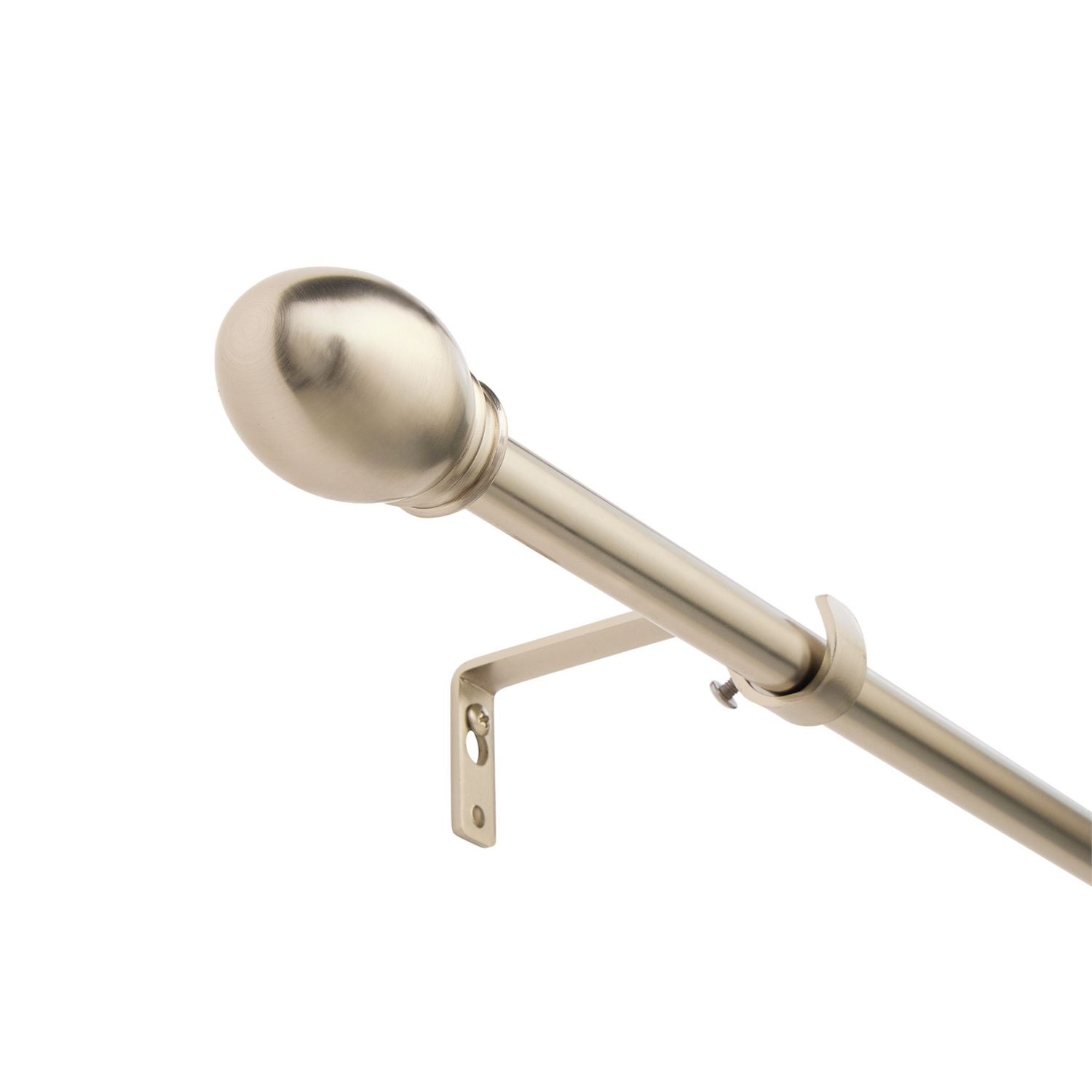Argos Home curtain pole satin nickel 165-300cm, UK version