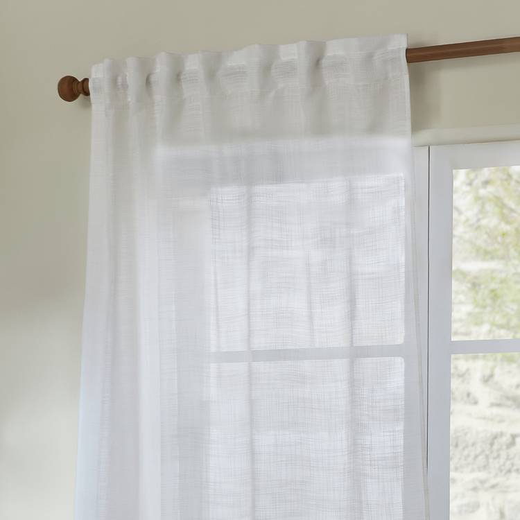 Yard Cirrus sheer voile curtain panel white 140x250cm (British brand)
