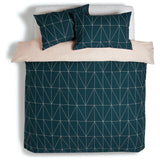Habitat Geo reversible bedding set single, imported from the UK