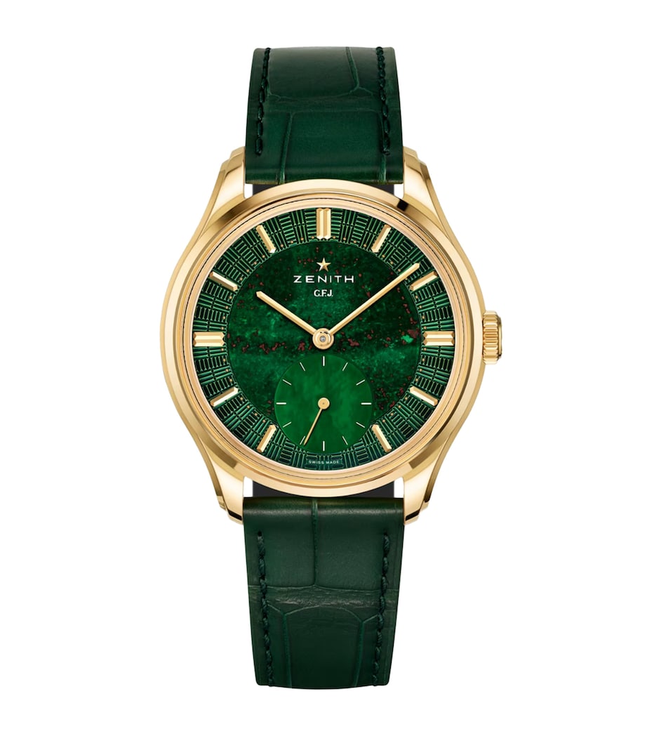 Zenith yellow gold watch 39mm, UK version