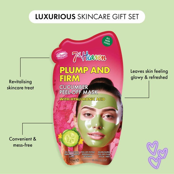 7th Heaven peel-off mask gift set tin 9 masks, imported from the UK
