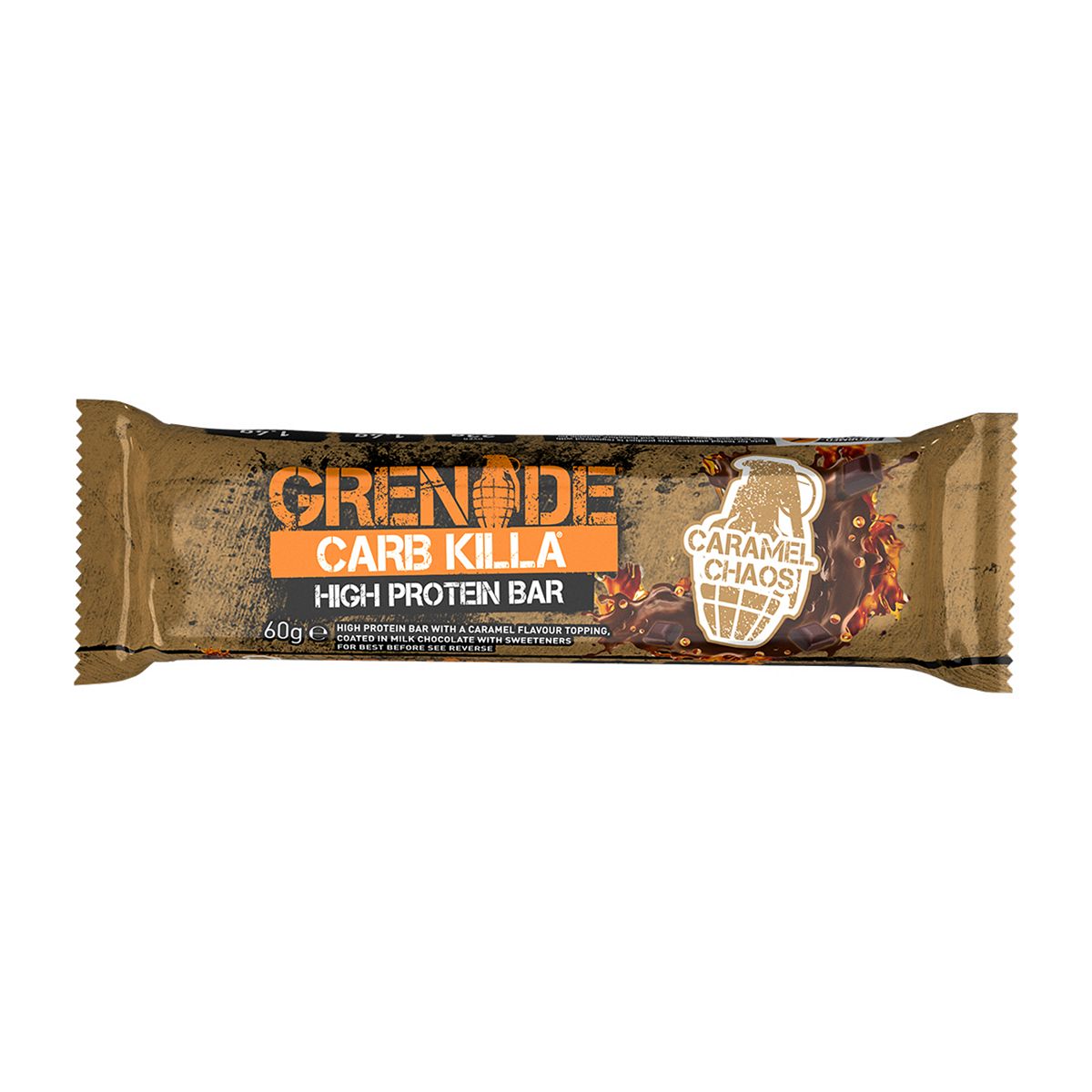 Grenade Carb Killa High Protein Bar Caramel Chaos - 60g GOODS Boots   