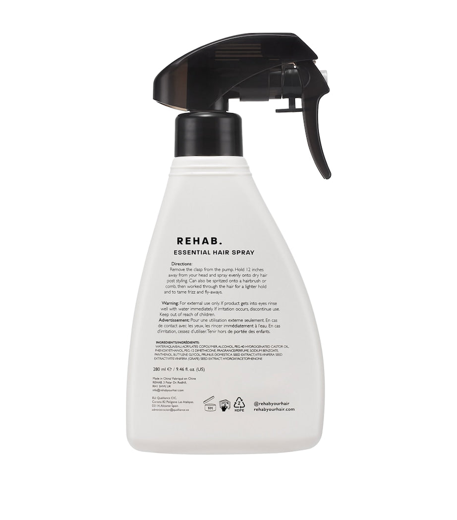 REHAB Essential Hair Spray 280ml, imported from the UK