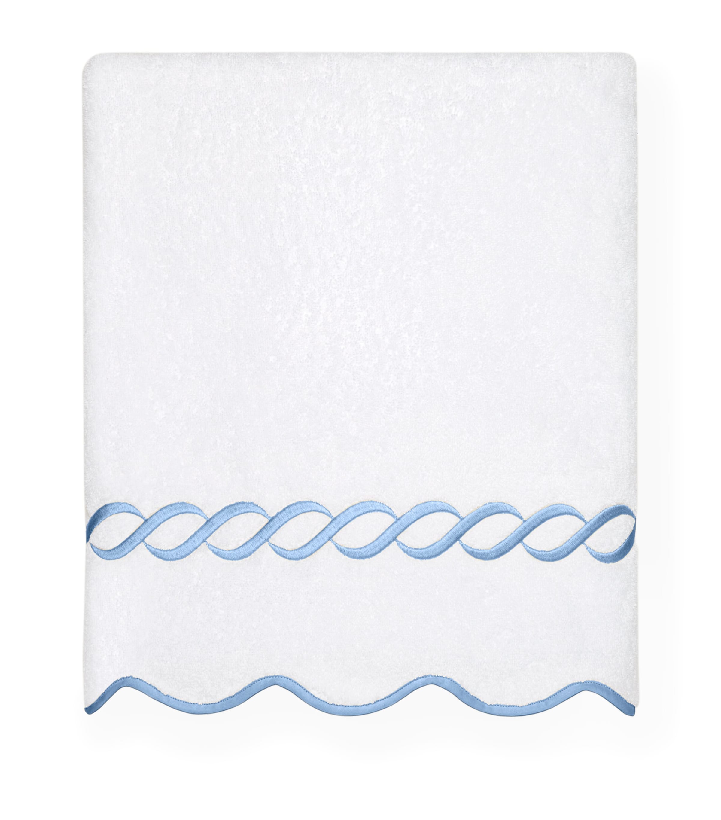 Pratesi Cotton Treccia Bath Towel 75cm x 150cm, imported from the UK