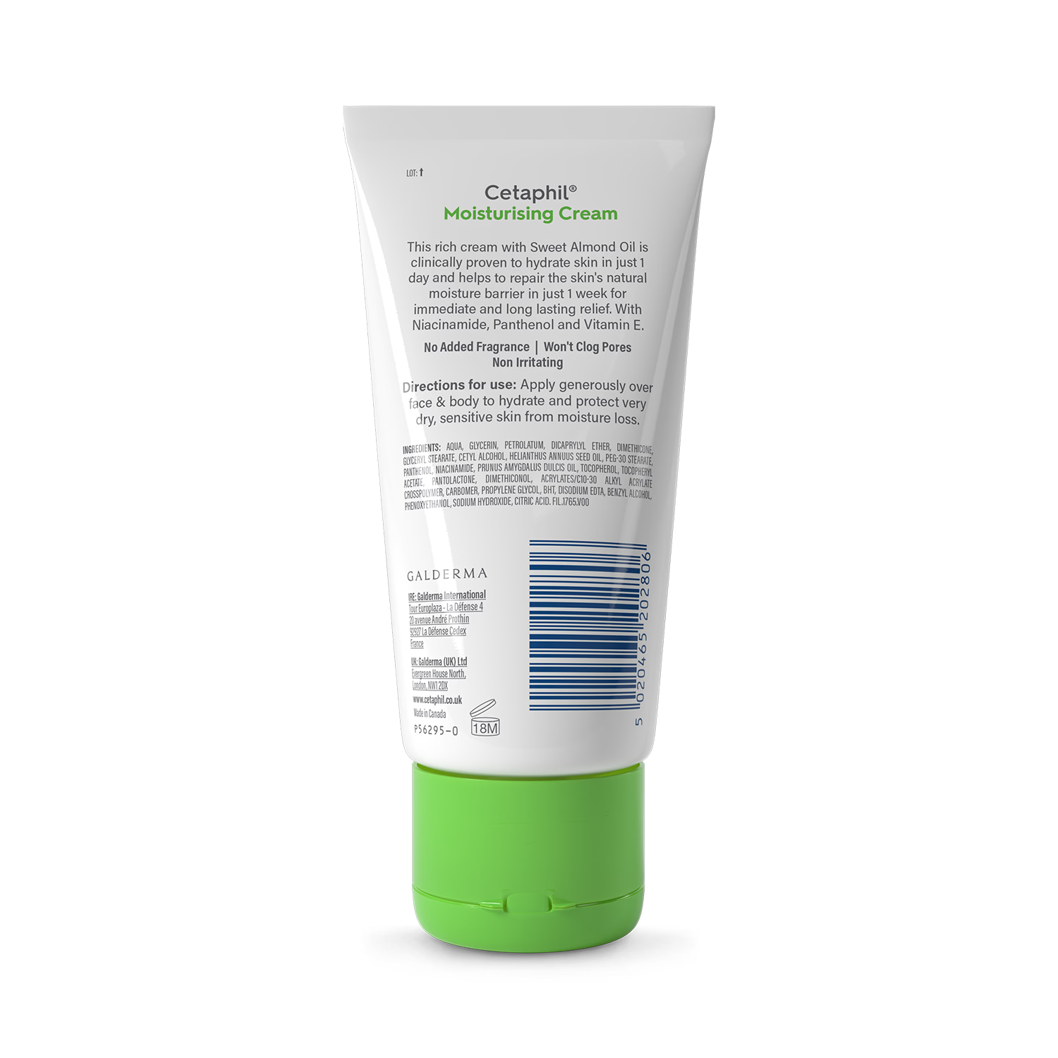 Cetaphil Moisturising Cream Face & Body 85g - British product