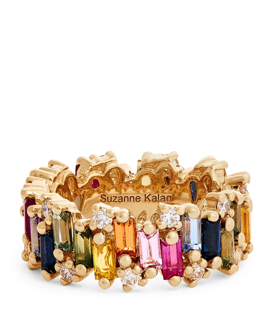 Suzanne Kalan Audrey ring with diamonds and sapphires, UK version