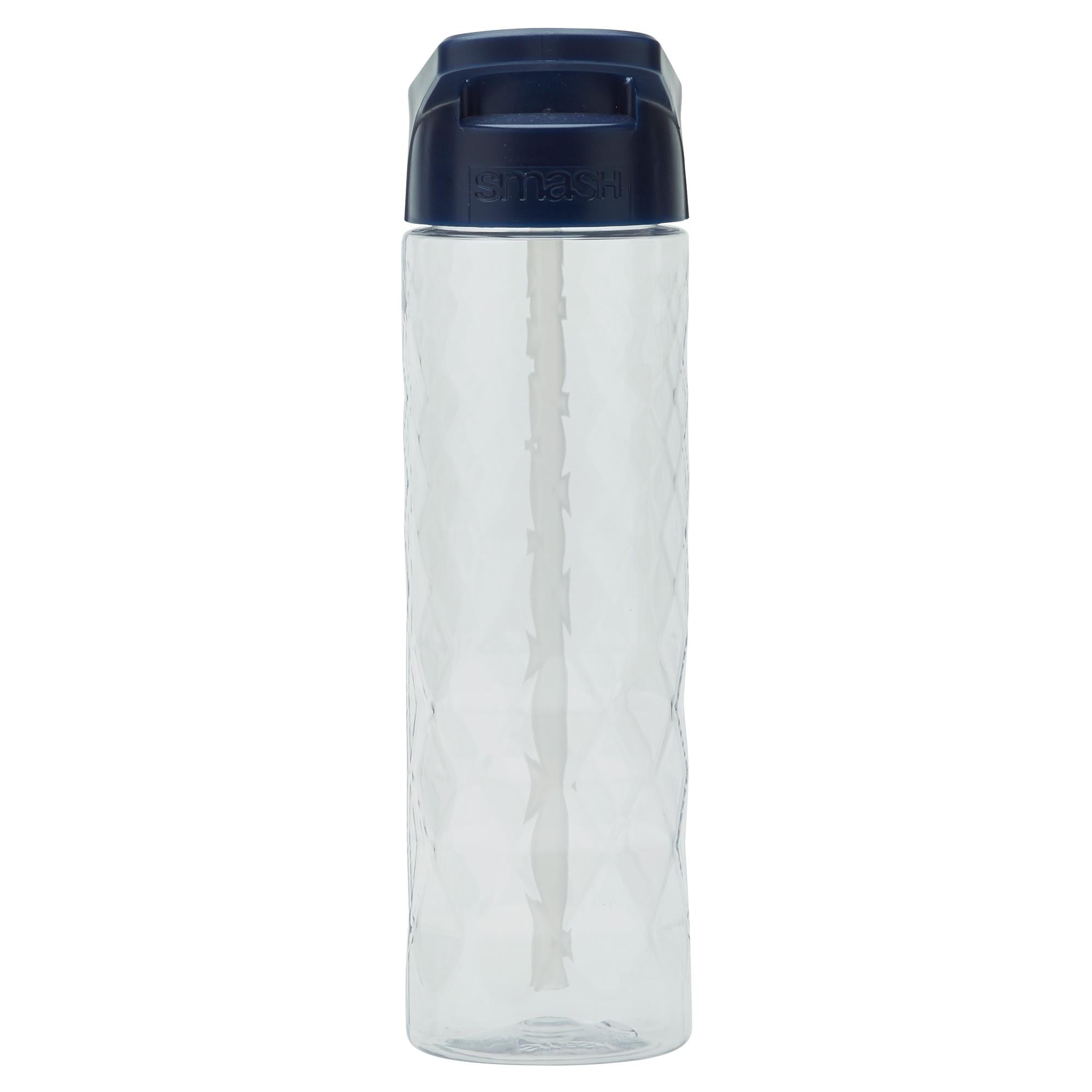 Smash Navy Diamond Sipper Water Bottle GOODS Sainsburys   