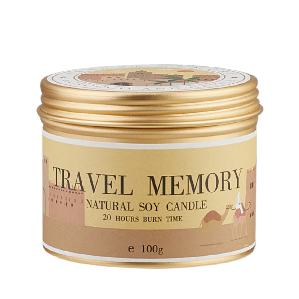 Livingandhome amber scented candle 100g - British product