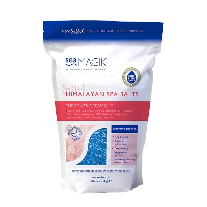 Sea Magik Salted Himalayan Spa Salts 1Kg Natural Bath Bombs & Salts Holland&Barrett   