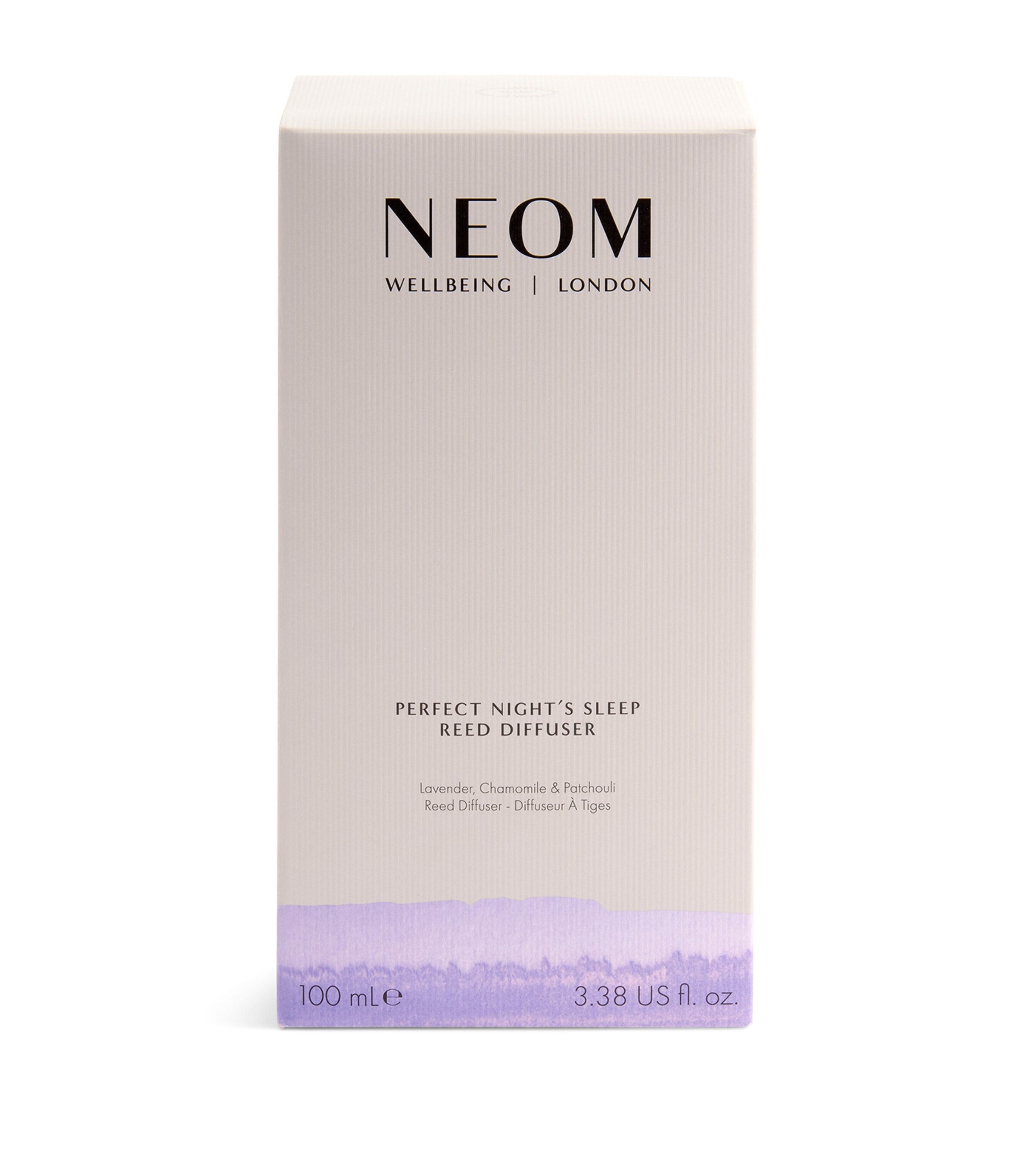 NEOM Perfect Night's Sleep reed diffuser 100ml, imported from the UK