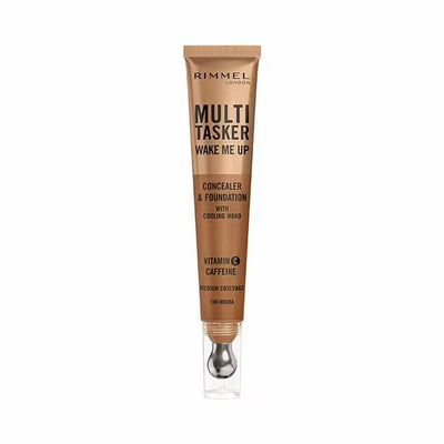 Superdrug Rimmel Multi Tasker Wake Me Up Concealer Foundation Mocha 100 20ml- Buy online at McGrocer