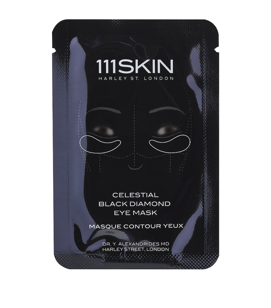 111Skin Celestial Black Diamond eye mask 8 x 6ml - British product