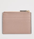 Valentino Garavani leather Rockstud card holder with card slots, imported from the UK