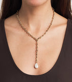 Astrid & Miyu gold-plated pearl necklace - British product