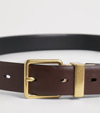 ME+EM reversible belt Italian leather 3cm, imported from the UK