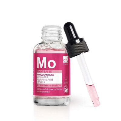 Superdrug Dr Botanicals Moroccan Rose Facial Oil Vitamin C 30ml - اشترِ عبر الإنترنت من McGrocer