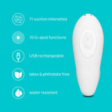 So Divine Pearl Vibe G-spot Suction Stimulator White GOODS Superdrug   