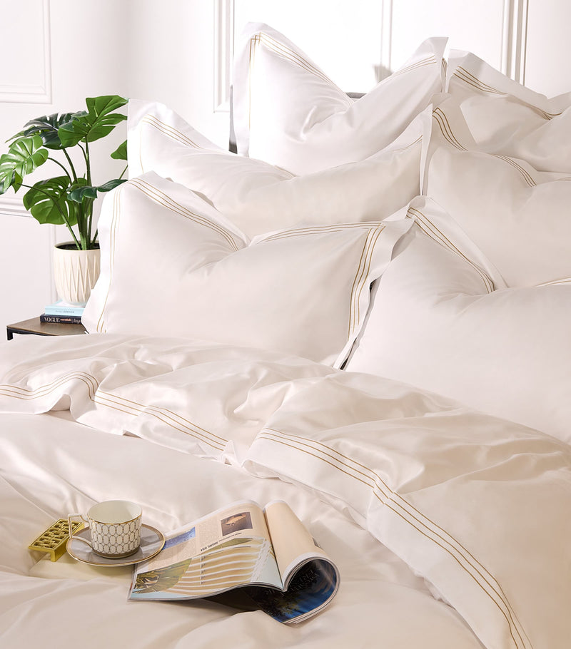 Celso De Lemos Quadra Super King flat sheet 270cm x 300cm - British product