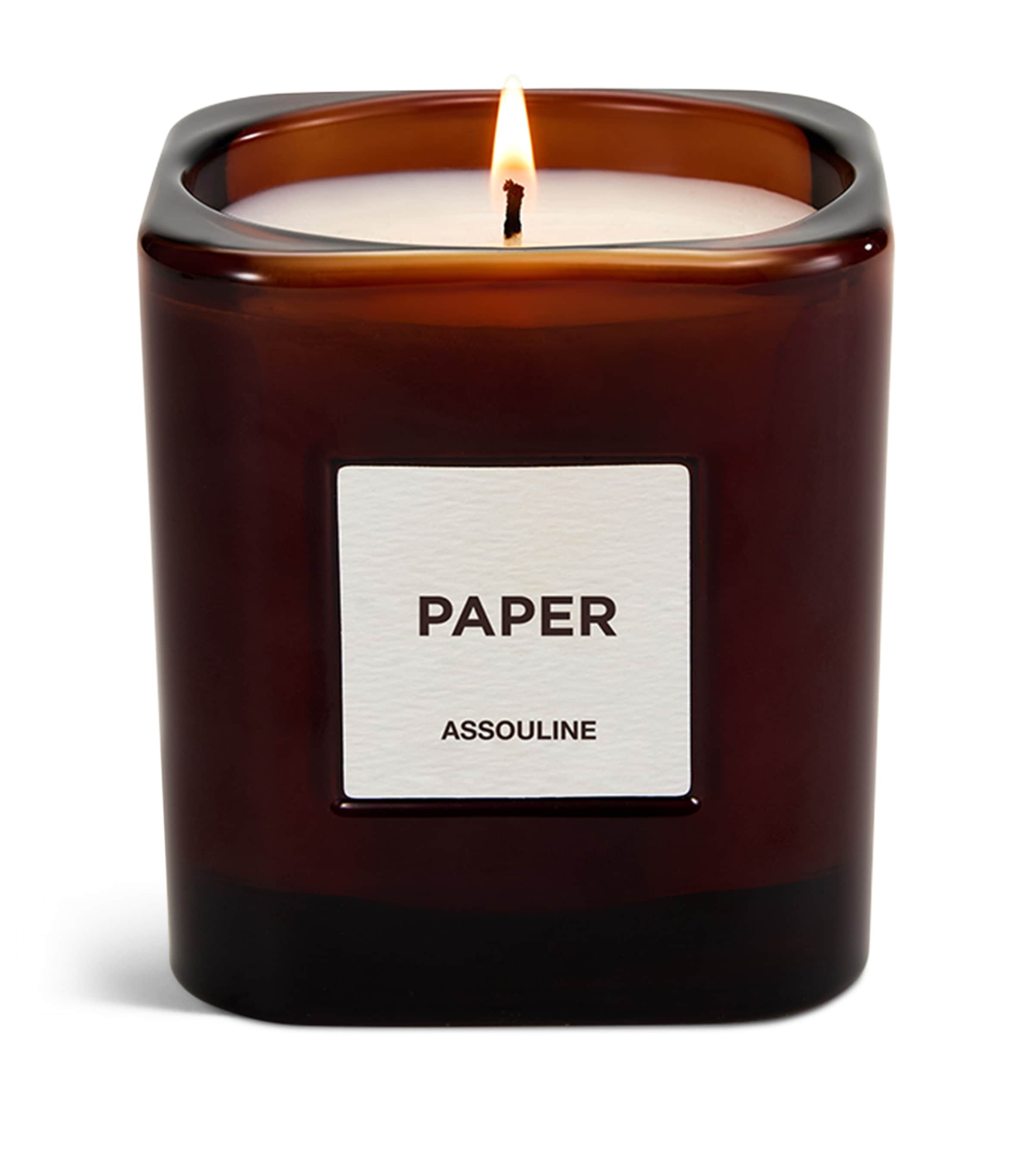Assouline Paper Candle home fragrance candle 260g - British product