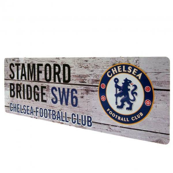 Chelsea FC rustic plaque 40cm by 18cm - British product