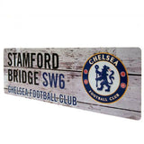 Chelsea FC rustic plaque 40cm by 18cm - British product