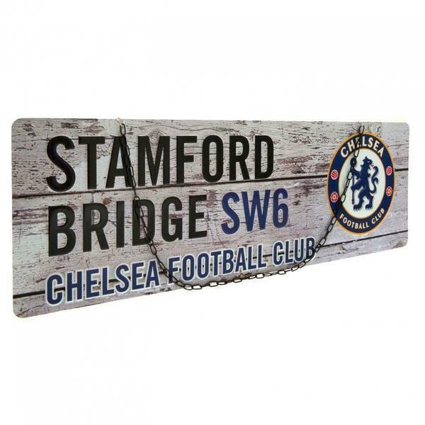 Chelsea FC rustic plaque 40cm by 18cm - British product