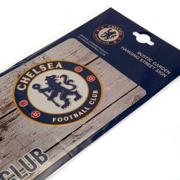 Chelsea FC rustic plaque 40cm by 18cm - British product